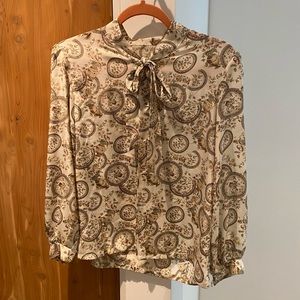 Vintage silk top